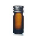 5ml Amber Dropper Bottle With Metal Cap