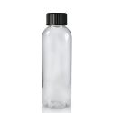 100ml Tall Boston Bottle with Black Cap