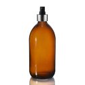 500ml Amber Glass Sirop Bottle w Atomiser BS