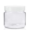 1 Litre Clear Plastic Round Sweet Jar With Lid