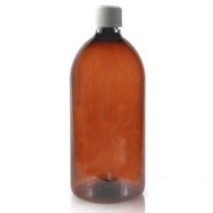 1000ml Amber sirop CRC cap