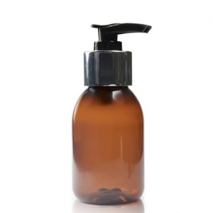 100ml Amber PET sirop silver lotion