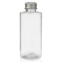 100ml Clear PET Tubular Bottle w Aluminium Screw Cap