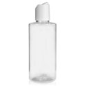 100ml Clear PET Tubular Bottle w Disc Top Cap