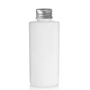 100ml White Plastic Bottle With Aluminium Cap