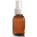 125ml Amber Plastic Spray Bottle