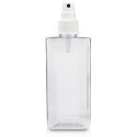 150ml Plastic square bottle with spray