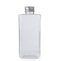 200ml Short Square PET Bottle with Aluminium Cap