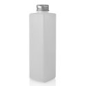 200ml Tall Square Natural Bottle with Aluminium Cap