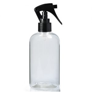 250ml Boston bottle with blk trigger