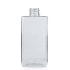 300ml Square Plastic Bottle