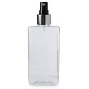 300ml Short Square PET Bottle with BS Atomiser