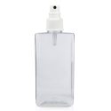 300ml Short Square PET Bottle with White Atomiser