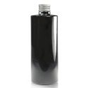 Black Plastic Bottle With Metal Cap