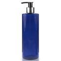 500ml Blue Plastic Bottle With Glossy Pump