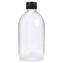 500ml Clear PET Plastic Sirop Bottle w bsc