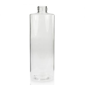500ml Clear Tubular Plastic Bottle