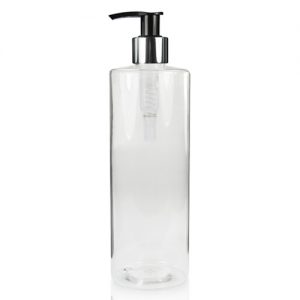 500ml Clear Plastic Bottle With Premium Lotion Pump