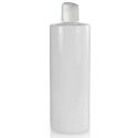 500ml White Glossy Bottle Natural Disc Top Cap copy