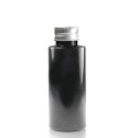 50ml Black Plastic Bottle with aluminium