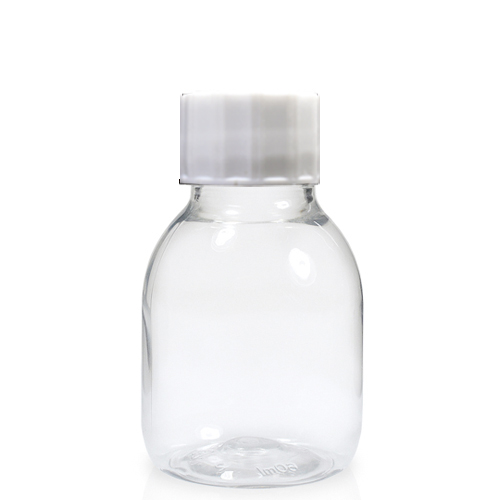 60ml Clear PET Plastic Sirop Bottle w wsc