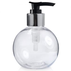 150ml Sphere Bottle with silver lotion