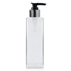 250ml Square Plastic Lotion Bottle