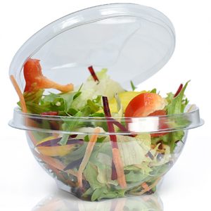 500cc Clear Salad Bowl With Lid
