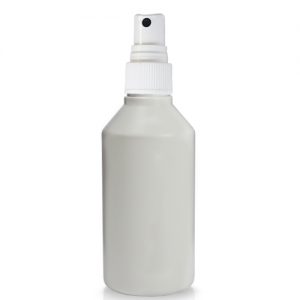 100ml HDPE plastic bottle with spray