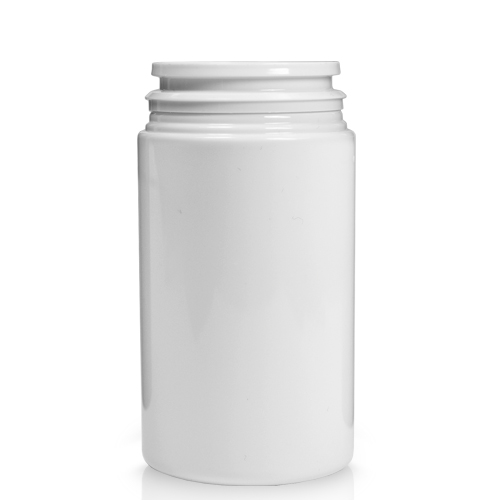 100ml white plastic pill jar