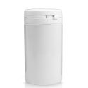 100ml white plastic pill jar with lid