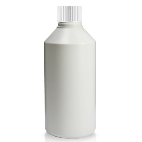 250ml HDPE Bottle PCR Round Bottle & Plastic Screw Cap Ideon.co.uk