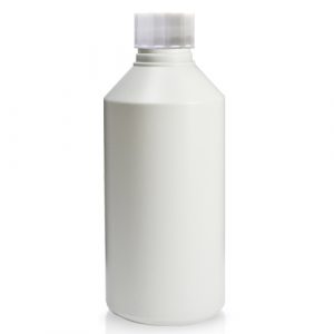 250ml PCR Natural Round Bottle with wsc