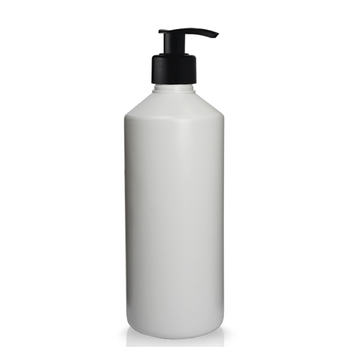 500ml HDPE plastic bottle with pump