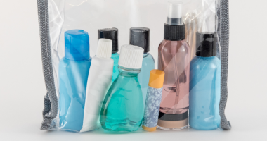 travel toiletry bottles header