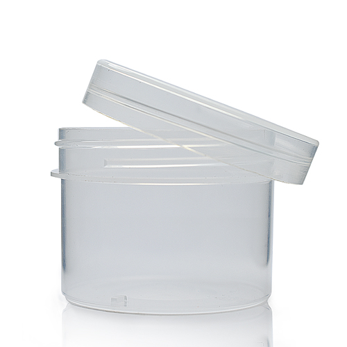 100ml Clear Plastic Jar With Screw Lid