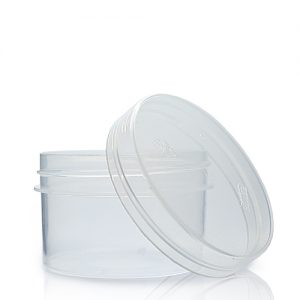 50ml Clear Plastic Jar With Screw Lid