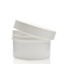 50ml White Plastic Jar With Screw Lid