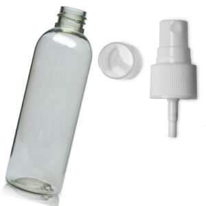 100ml rPET Boston Bottle With Spray Cap