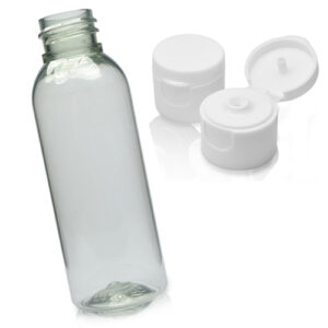 50ml Boston Bottle With Flip Top Cap