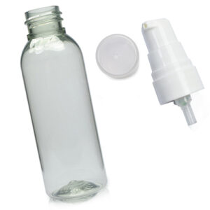 50ml rPET Boston Bottle With Lotion Pump