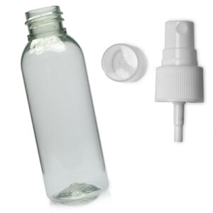 50ml rPET Boston Bottle With Spray Cap