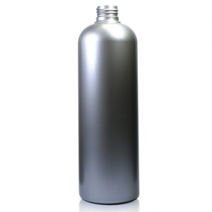 500ml Silver Plastic Bottle