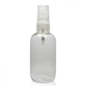 100ml Small Clear Plastic Bottle With Spray