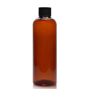150ml Amber Plastic Bottle With Cap