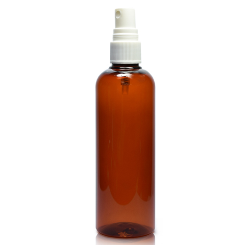 150ml Amber Plastic Spray Bottle - Ideon Packaging