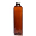 250ml Amber Plastic Bottle With Metal Cap