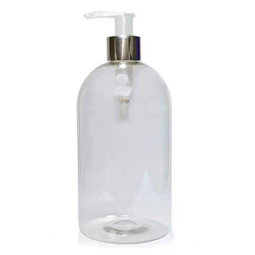 Download 500ml rPET Clear Plastic Boston Bottle & Glossy Lotion ... Yellowimages Mockups