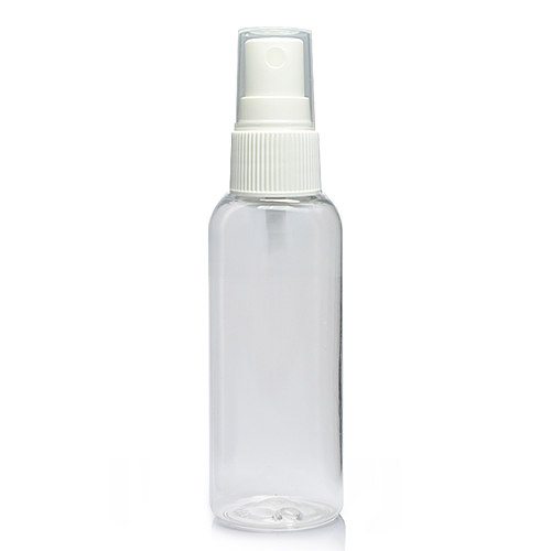 50ml Tall Clear PET Boston Bottle 50ml Glass Spray Bottle Ideon.co.uk