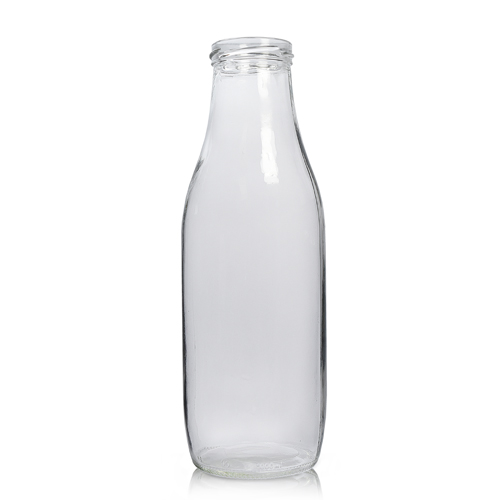 1L Clr Glass Juice Bottle